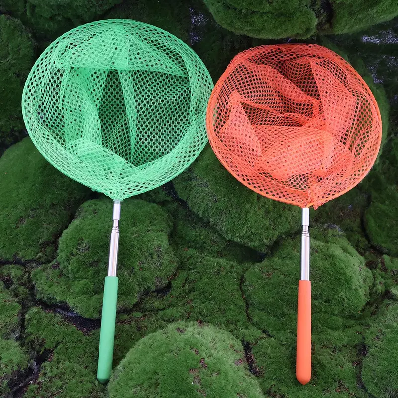 Foldable Insect Catching Net, 1 Count Retractable Insect Catching Net with Non-slip Handle, Outdoor Insect Catching Tool for Outdoor Camping 2