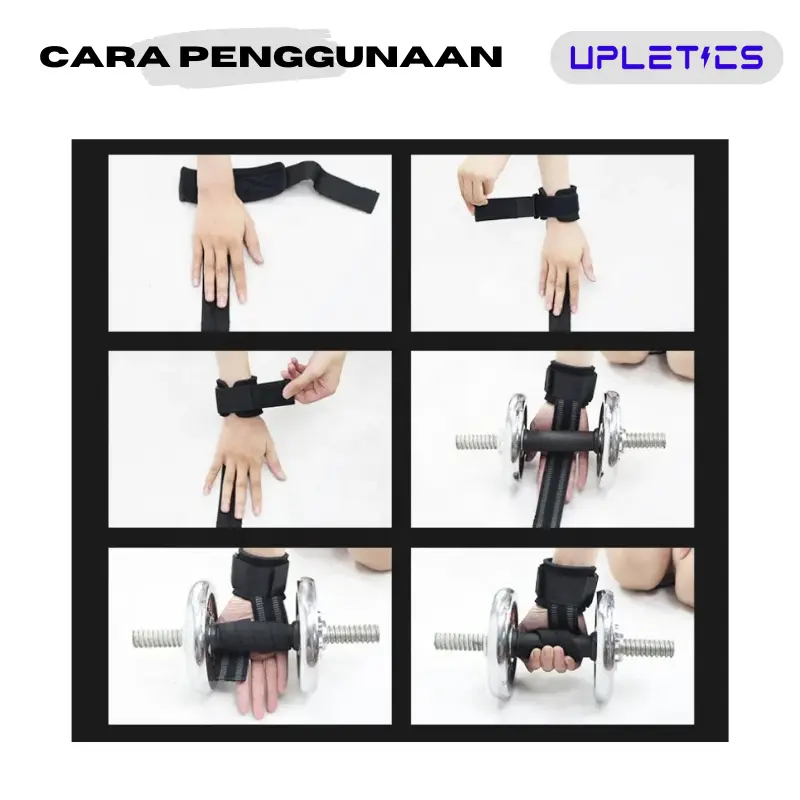 Upletics Weightlifting Strap | Wrist Wrap | Wrist Band GYM & Fitness 4
