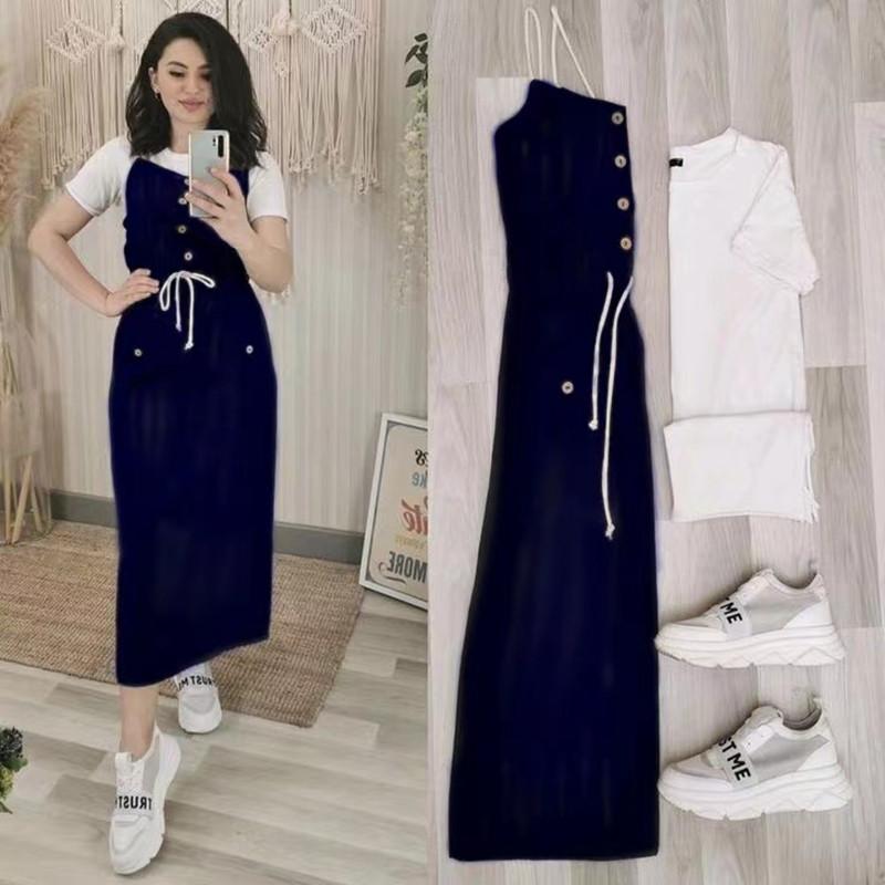 Product Introduction of Women's ootd casual classy ootd  sexy faahionable 2in1  dress outfit 1