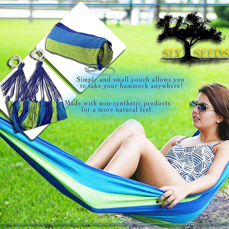 Product Introduction of Camping Hammock For Single  Portable Garden Yard Patio Leisure Parachute Hammock Swing Travel 30