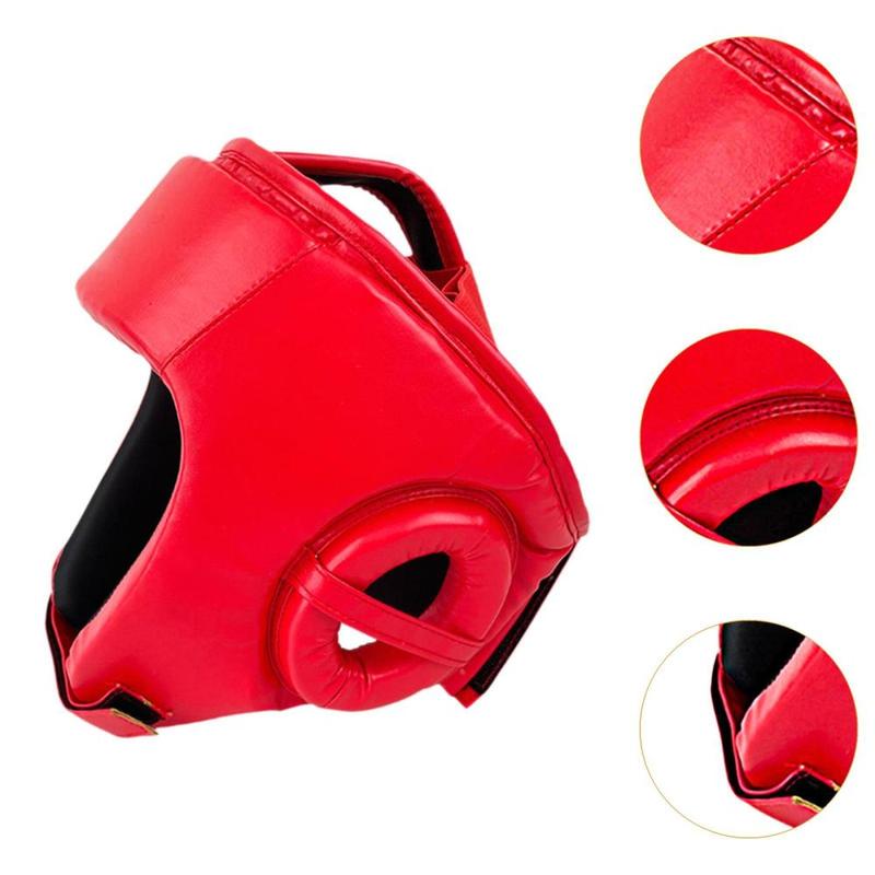 Product Introduction of Boxing Headgear Face Guard Head Gear Face Cover for Karate Muay Thai MMA 2