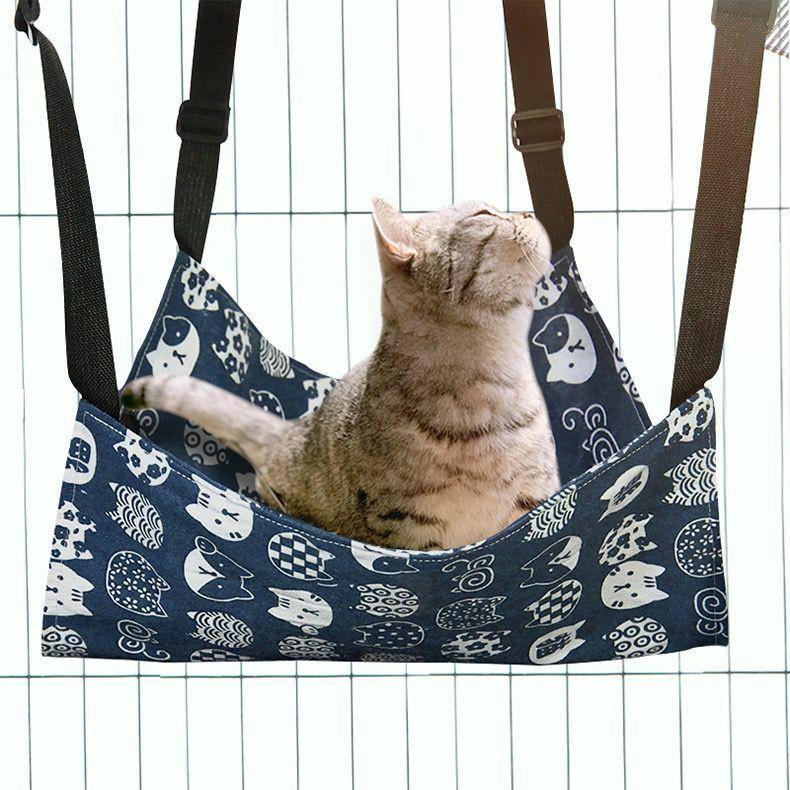Product Introduction of Pets Hanging Hammock Swinging Sleeping Bed for Cages/Katil Sleep Hanging Lift for Cats 19