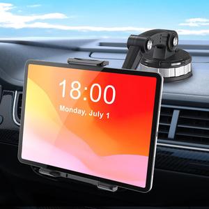 車用ダッシュボード スマホ＆タブレットホルダー 調整可能アーム付き 4〜13インチ対応デバイススタンド