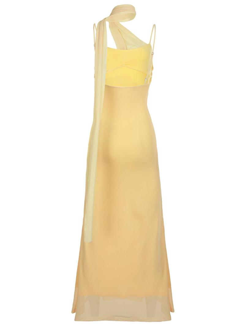 Product Introduction of Women's Floral Print Backless Dress, Elegant Sleeveless Spaghetti Strap Dress for Party Holiday Wedding Guest, Ladies Summer Clothes 2