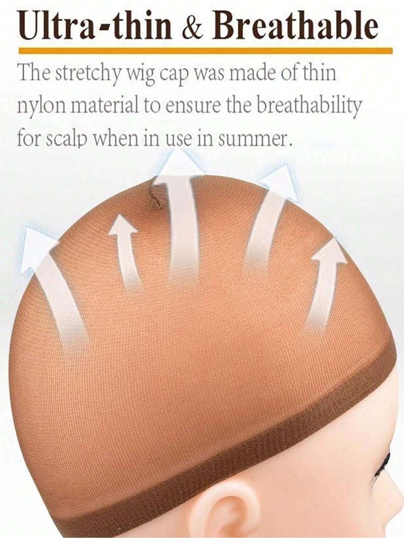 Product Introduction of HD Stocking Caps, Wig Caps, Closed End Hair Mesh Net Wig Caps, Wigs Stretchy Nylon Wig Caps, Suitable for Most People 5