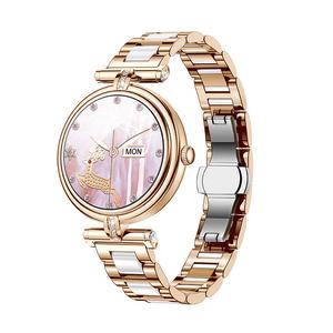 Jam Tangan Pintar Wanita, Produk Baharu Panas, AK62, untuk Kesihatan Haid Wanita, dengan Pengesanan Tidur, Panggilan Bluetooth, Mod Pelbagai Sukan, Pelbagai Fungsi, dengan Barang Kemas, Sesuai untuk Wanita, 2025