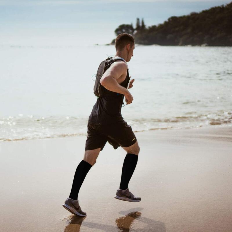 Product Introduction of 3 Pairs Compression Socks Men Women  for Flight Travel Maternity Pregnancy Running Marathon Socks 8