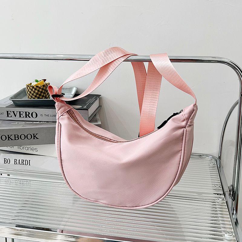 Túi Bánh Bao Nylon Mùa Hè, Dễ Phối Đồ Cho Học Sinh, Túi Đeo Chéo Một Bên Vai Dưới Cánh Tay, Cá Tính Giá Trị Cao, Nhẹ, Thích Hợp Đi Du Lịch, [1707 Đánh Giá Tích Cực] 5