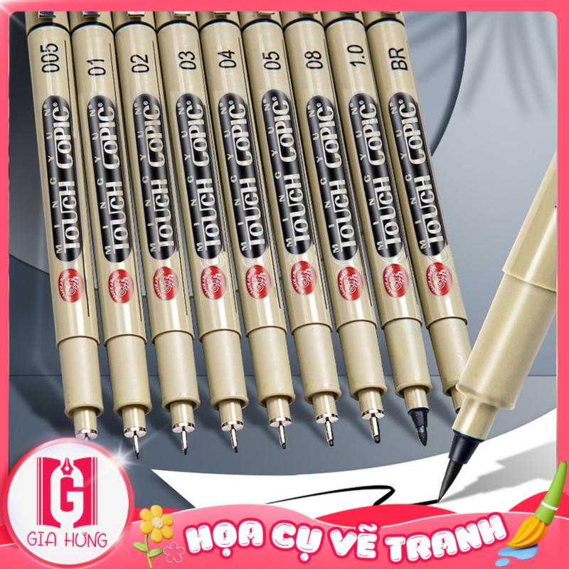 Bút Line Đi Nét Đen Không Lem Cho Dân Kỹ Thuật, Mỹ Thuật Phác Thảo Tranh, Thiết Kế