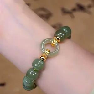 (Bebas beli 2 dapat bonus) T16COD Gelang ring hijau karet titanium wanita original