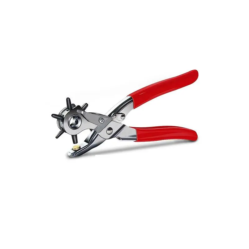 Leather Belt Puncher, Rotatable Leather Punching Tool, Belt, Collar, Card, Canvas, Leather, 2.0/2.5/3/3.5/4/4.5 Millimeters, Hardware