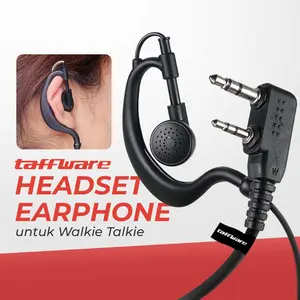 Headset Earphone Walkie Talkie HT 2 Pin 102dB for Baofeng - K0459