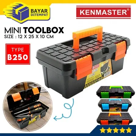 [COD] Toolbox Kenmaster B250 Kotak Tempat Penyimpan Perkakas Alat Tool Box