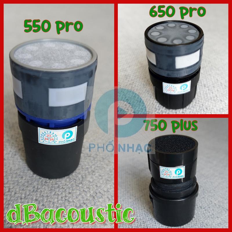 Củ mic chính hãng dBacoustic 550pro-650pro-750plus hát karaoke bao hay - Đầu côn micro cho mic có dây và không dây