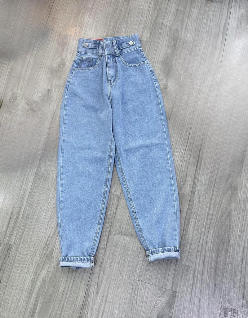 Product Introduction of Quần baggy jean cạp cao nắp túi kiểu 4