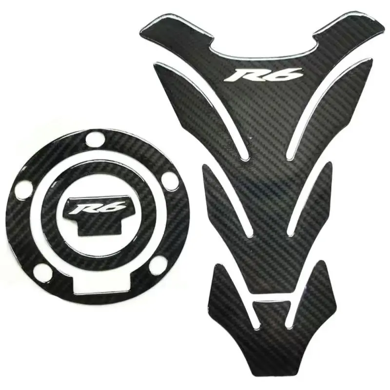 For Yamaha YZF R6 Universal Motorcycle Fishbone Sticker Fuel Tank ...