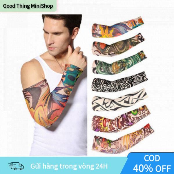 COD Găng Tay Tattoo Giả Xăm – Phụ Kiện Chống Nắng Cá Tính Cho Nam Nữ