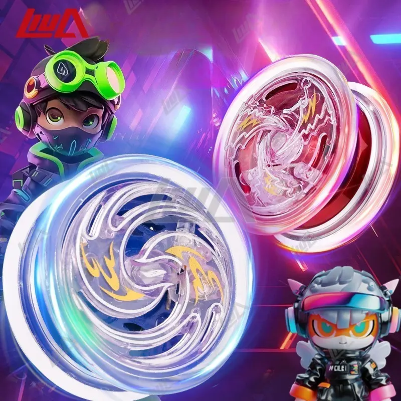 Yoyo Colorful Lights Yo-Yo Boy Toys Automatic Recycling YOYO Ball Flashing Toys yoyo