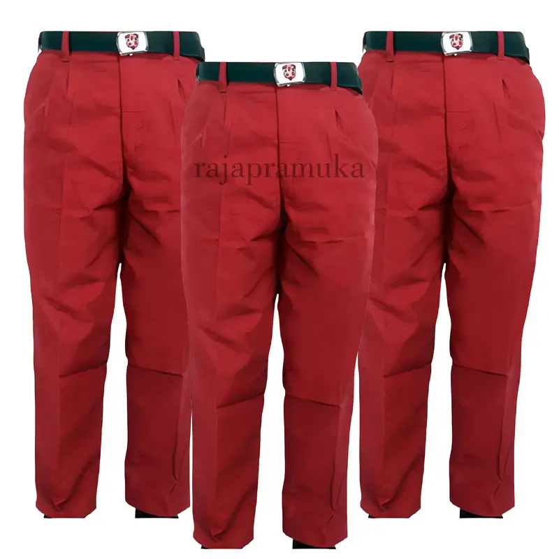 Seragam Sekolah Celana Panjang Merah SD 0
