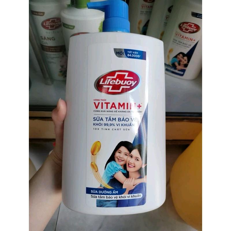 Sữa tắm Lifebuoy 1,1kg màu xanh dương