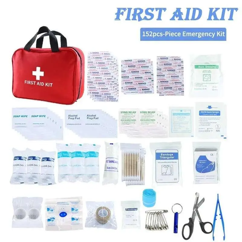 234 sets of emergency kit, including bandages, cotton sheets, accessories, etc., for outdoor travel family medical kit