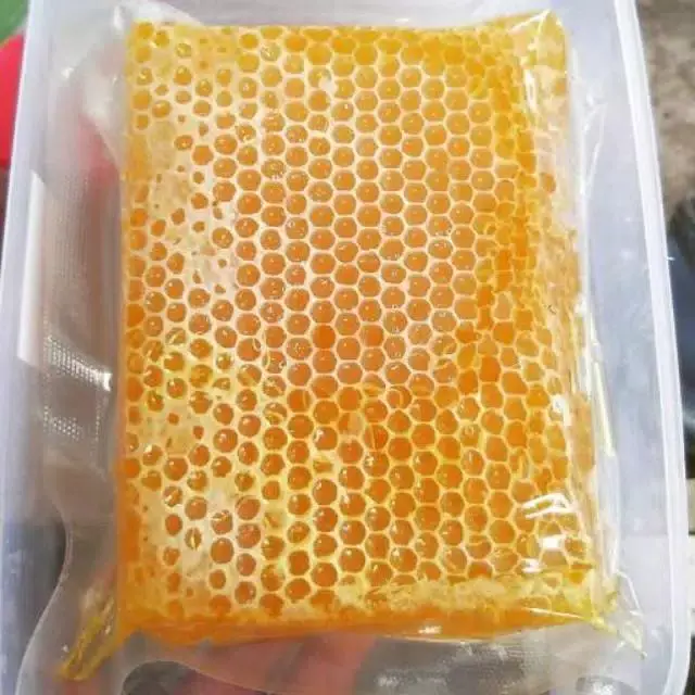 Madu Sarang 250gr (BONUS TEPAK + SENDOK KAYU) honey syrup Merah Jelly