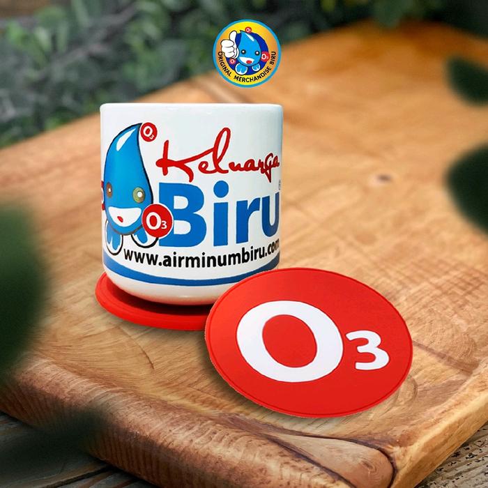 Gambar Tatakan Gelas Plastik / Tatakan Cangkir Lucu / Alas Gelas / Coaster O3 - Original Merchandise Biru dari Air Minum Biru Kota Surabaya Tokopedia