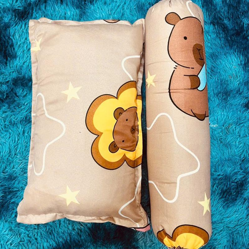 Gối Nằm + Gối Ôm Bé Cho Bé Dưới 5 Tuổi - Bộ 2 Chiếc