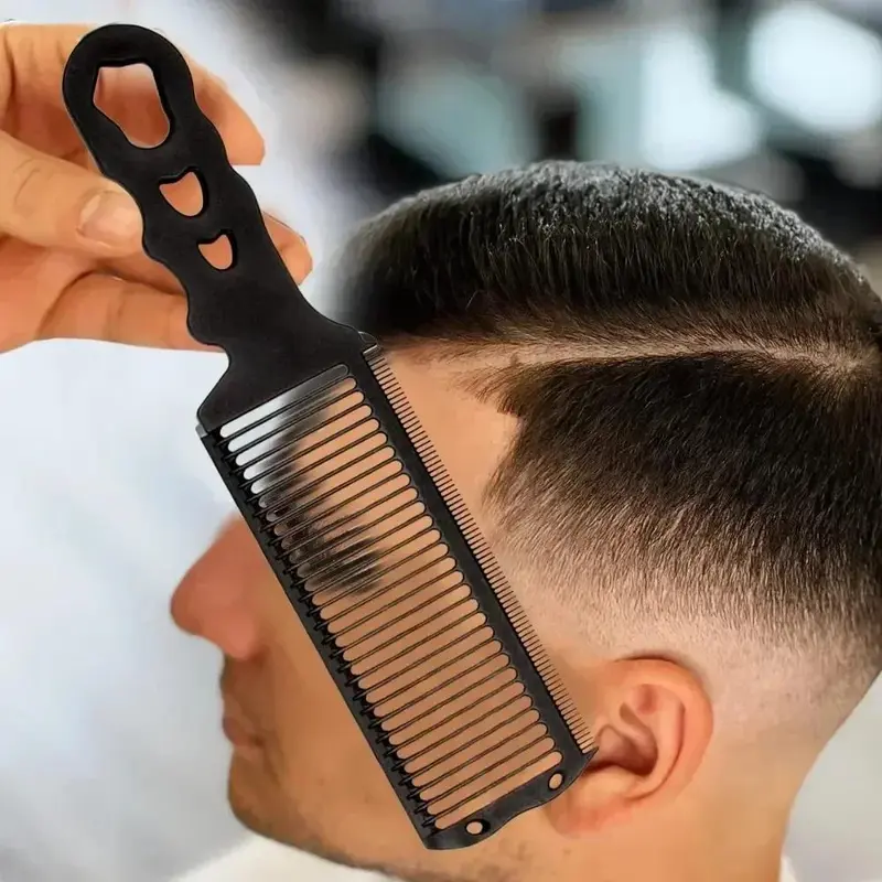 Lược Chải Tóc, 2 Chiếc, Lược Chải Tóc Phẳng Lên Đầu, Thích Hợp Cho Thợ Cắt Tóc, Dụng Cụ Tạo Kiểu Fade, Dành Cho Nam Giới, Chịu Nhiệt, Bàn Chải Fade, Thích Hợp Cho Salon, Pha Trộn dầu  hói 1