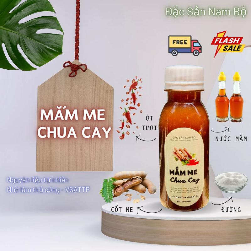 Mắm Me Chua Cay - Đặc Sản Miền Tây Nam Bộ - Mắm me nhà làm chấm Khô , Hải Sản , Bánh Tráng ngon Tuyệt Hảo - Vựa Khô Nhà Gà Food Nước Sốt Gia Vị