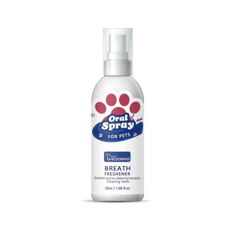 Product Introduction of Pet Oral Cleanse Spray Dog Cat Mouth Fresh Teeth Tartar Cleaning Prevent Calculus Deodorant Whitening Pet Teeth Cleaner Spray 21
