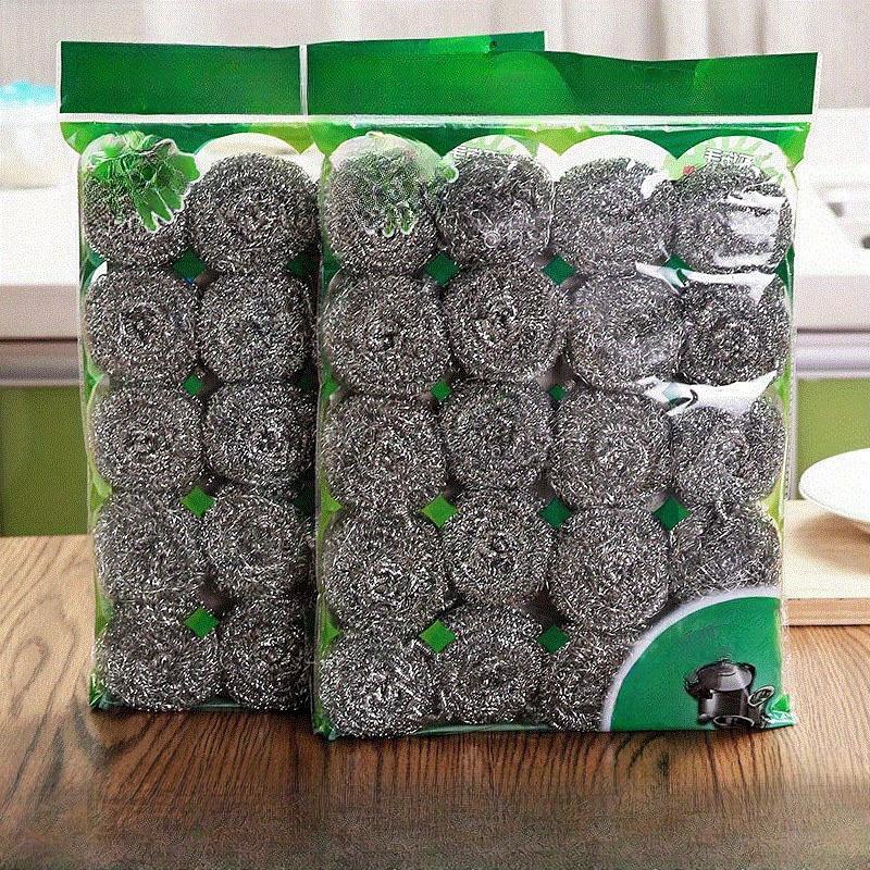 20 Stainless Steel Scrub Pads - Non-scratch Reusable Scrubbers - TikTok ...