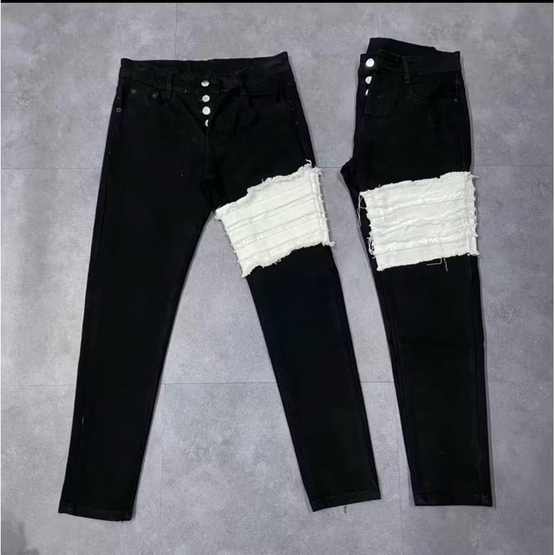 Quần Khuyết Tật 4 Cúc Full Tag thêu xù hott trenn Menswear Nam Jean