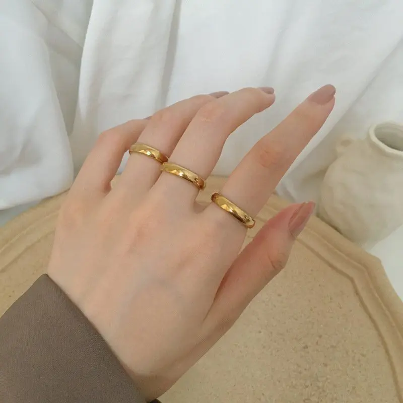 SS24 XM JEWELRY แหวนย้อนยุคสำหรับผู้หญิง เทรนด์แฟชั่น 359