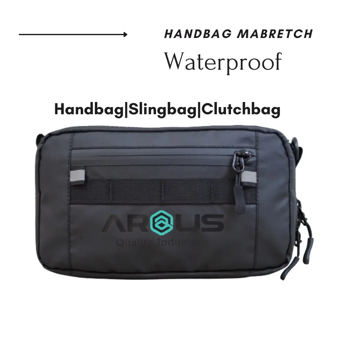 Tas Arous Hand Bag Mabrets Waterproof Bimo Torin 22x12x6cm 0,3kg Pria Unisex - Hitam Selempang