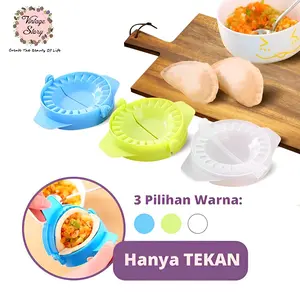 Alat Cetakan Pastel Pangsit Dumpling Gyoza Tekan Praktis Kitchenware