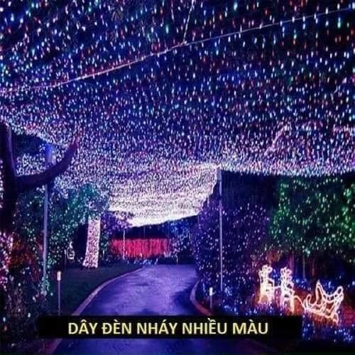 50M Đèn Nháy Dây Led Trang Trí Ngoài Trời Siêu Chống Nước Lựa chọn hoàn hảo để trang trí Tết và Noel đè n 7
