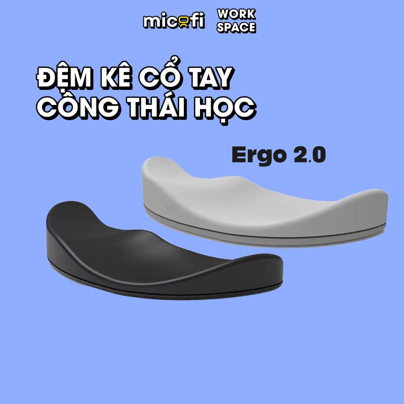 Kê Tay Chuột Micofi Cổ Tay Miếng Kê Tay Đệm Chuột Chống Mỏi Lót Công Thái Học Laptop Silicon Linh Hoạt