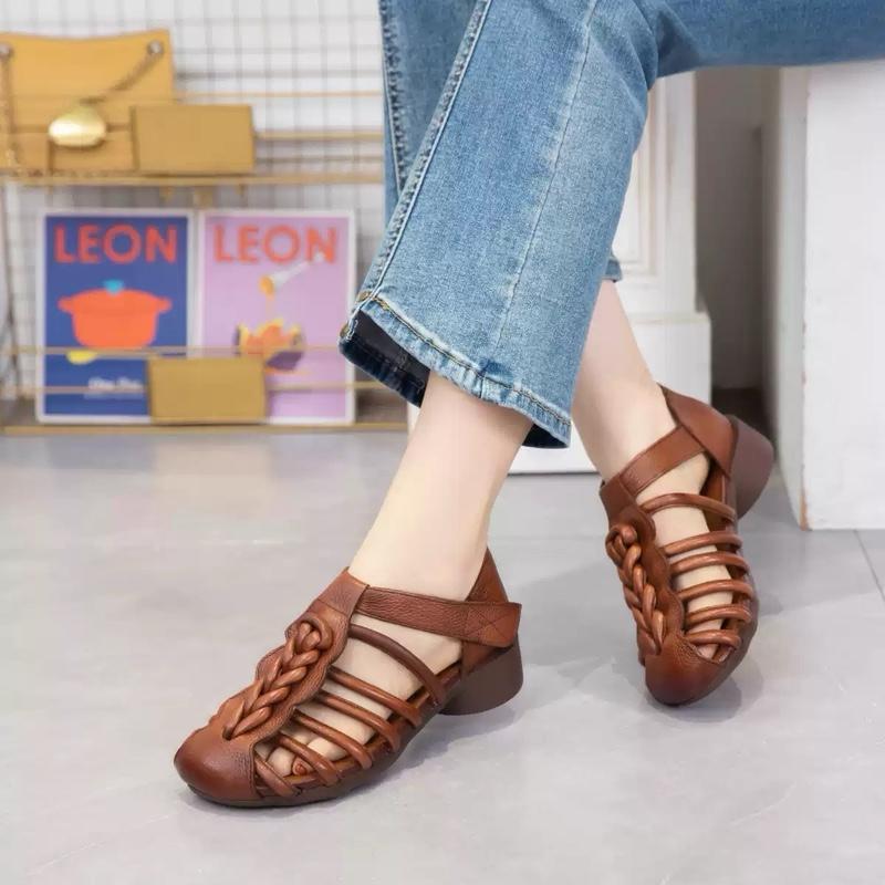 Sand DK17 new 2025 quai dán đế thấp - Giày Sandal DK17 quai dán đế thấp 4