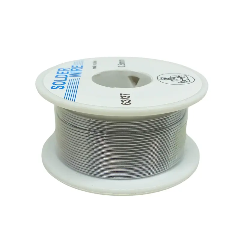 Lead Roll Soldering Timah Kawat Solder Gulung Diameter 0,8mm 50g 63/37 Wire Tinol Tenol Elektronik Uk 0,8 mm 50 Gram Logam 3