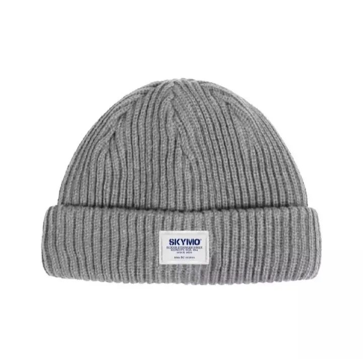 [COD] kupluk SKYMO APPAREL New model/kupluk pria dan wanita/kupluk / Beanie hat abu coklat kupluk  rajut UNISEX 1