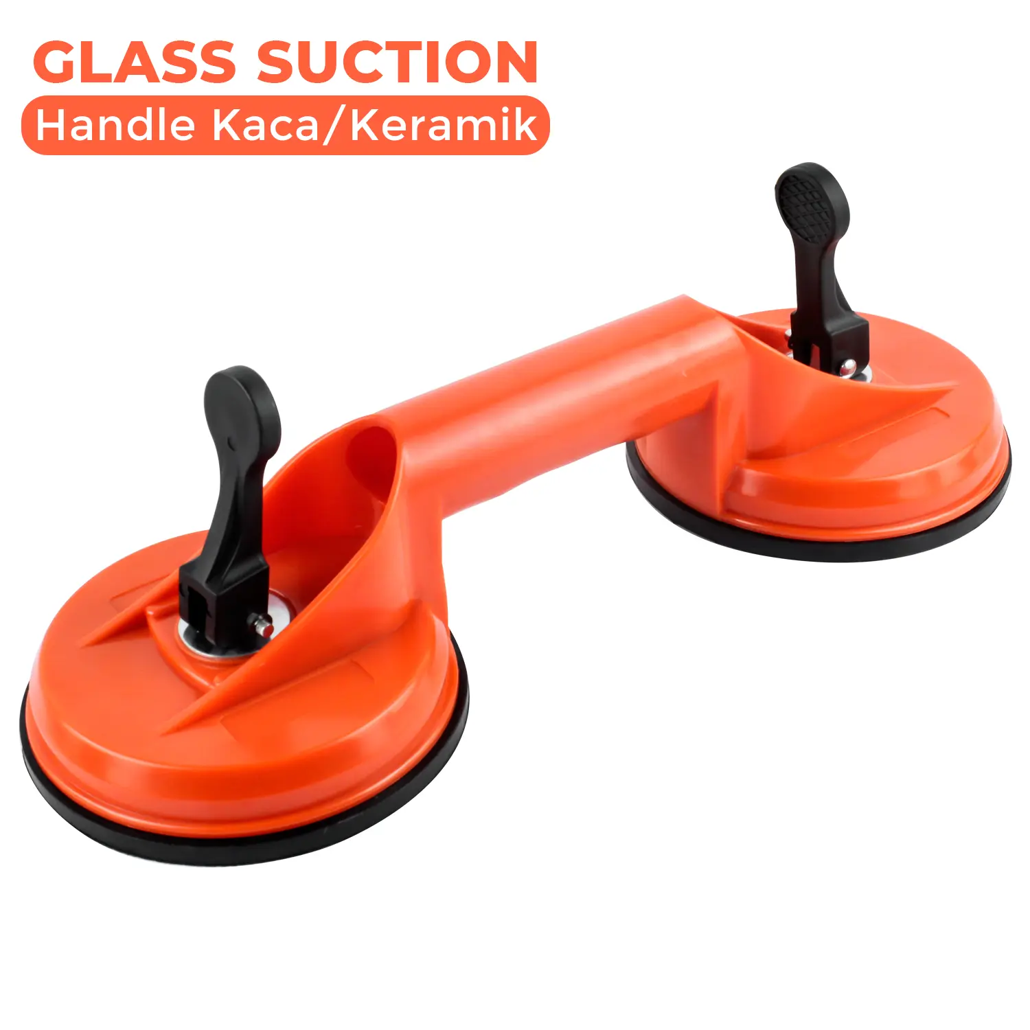 ALLEFIX Alat Angkat Kaca Keramik & Granit Multifungsi 2 Kaki Glass Suction Cup Sucker Plate - 6521
