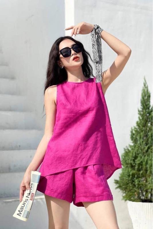 Product Introduction of Bộ đũi tơ sát nách quần đùi mềm mát mặc mùa hè cho nữ có sz 40-70kg ngủ set bongu đồ macnha 17