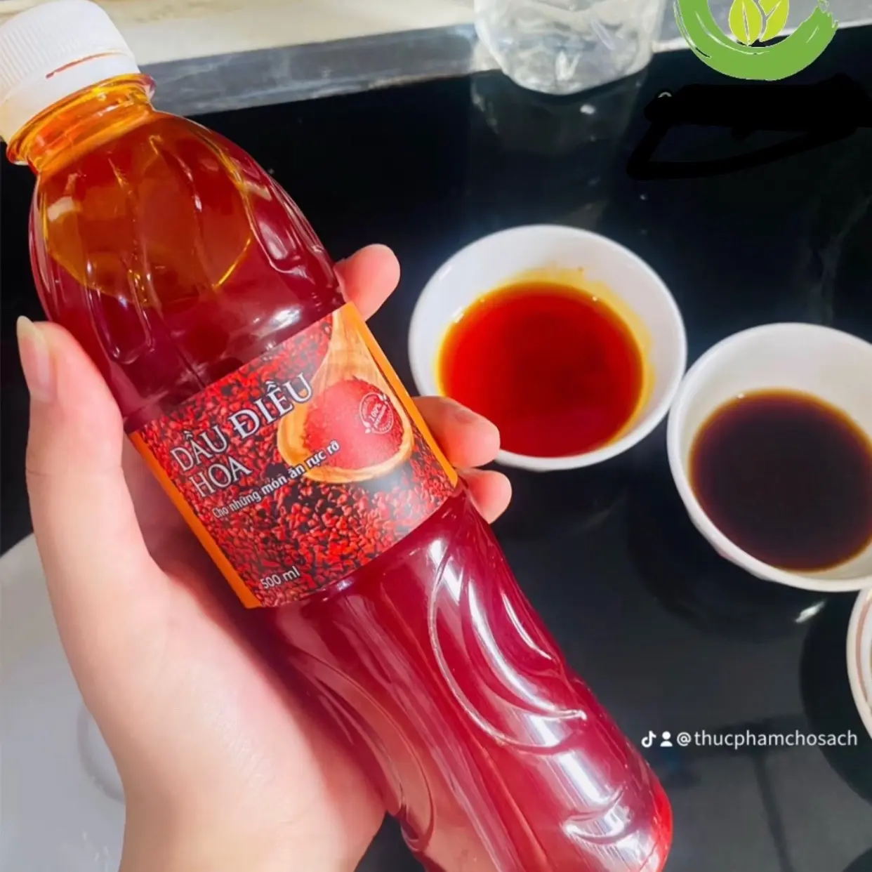 Dầu điều đỏ Ấn Độ tạo màu tự nhiên, đảm bảo về sinh