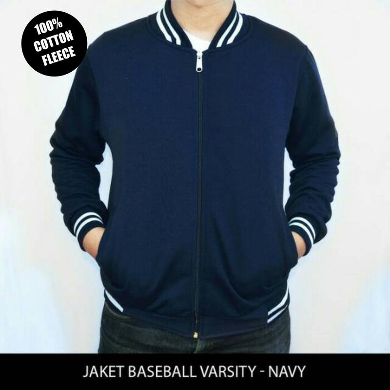 Product Introduction of jaket varsity / jaket baseball / Jaket pria / hoodie pria / sweater pria / outwear terlaris / Jaket varsity bahan tebal dan lembut / Polos 2