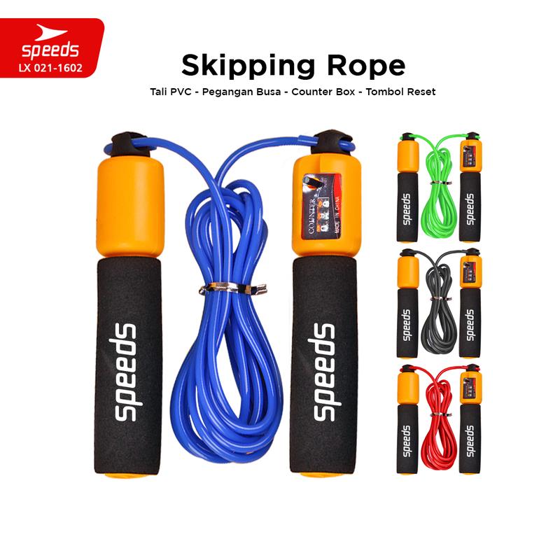 SPEEDS Skipping Rope Lompat Tali Olahraga Bermain Jump Rope Dengan ...
