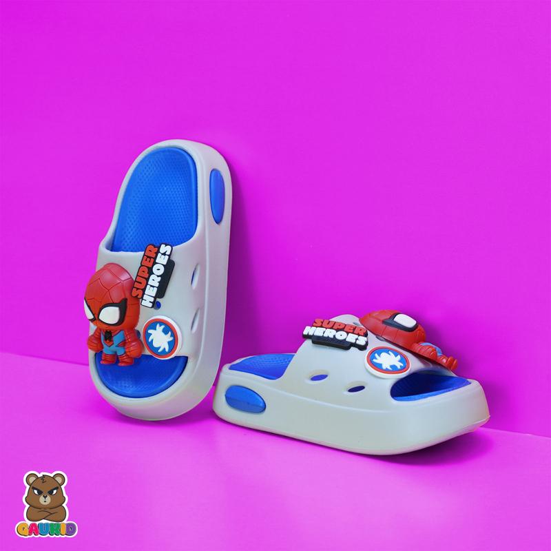 Dép Bánh Mì Spiderman GAUKID-G16 - Đế Siêu Dày, Êm, Chống Trơn Trượt 7