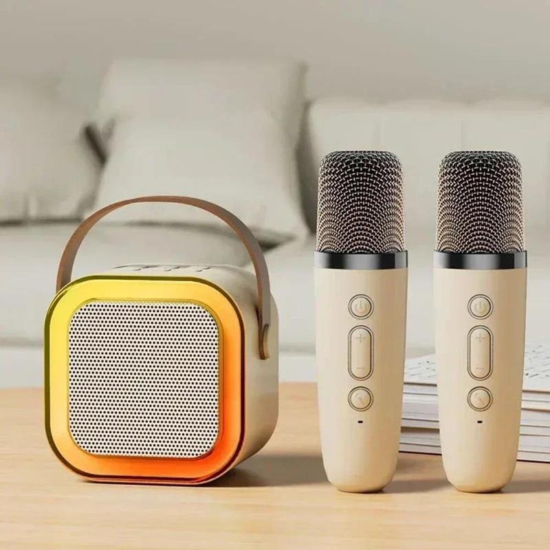 Product Introduction of Bluetooth speaker mini portable karaoke microphone wireless Bluetooth integrated Audio Smartphone 3
