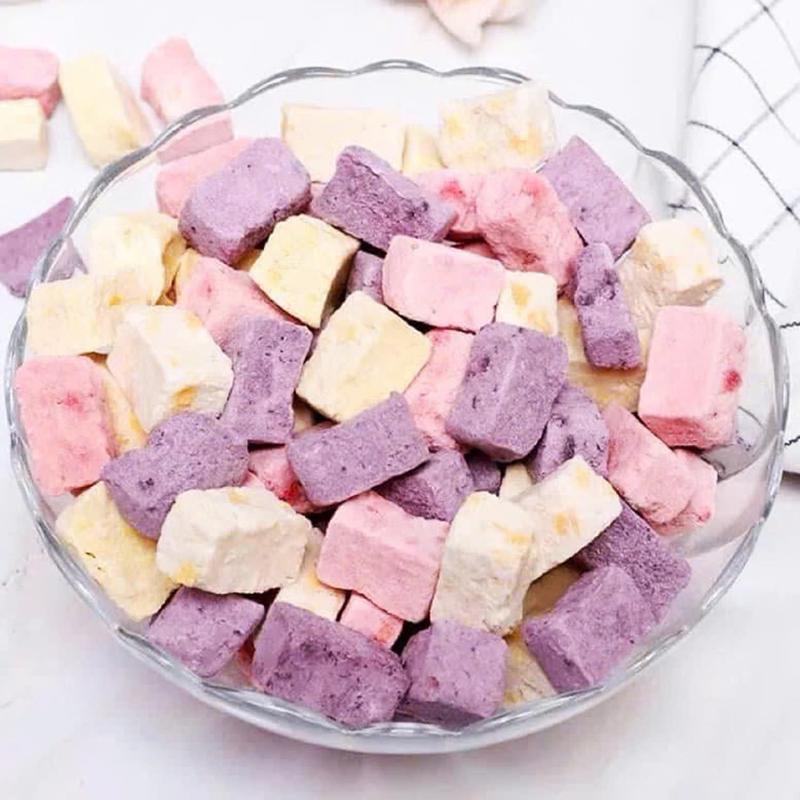 Kẹo sữa hc.u.a sấy giòn mix 4 vị 200g thơm ngon - Food Snack Ăn Vặt