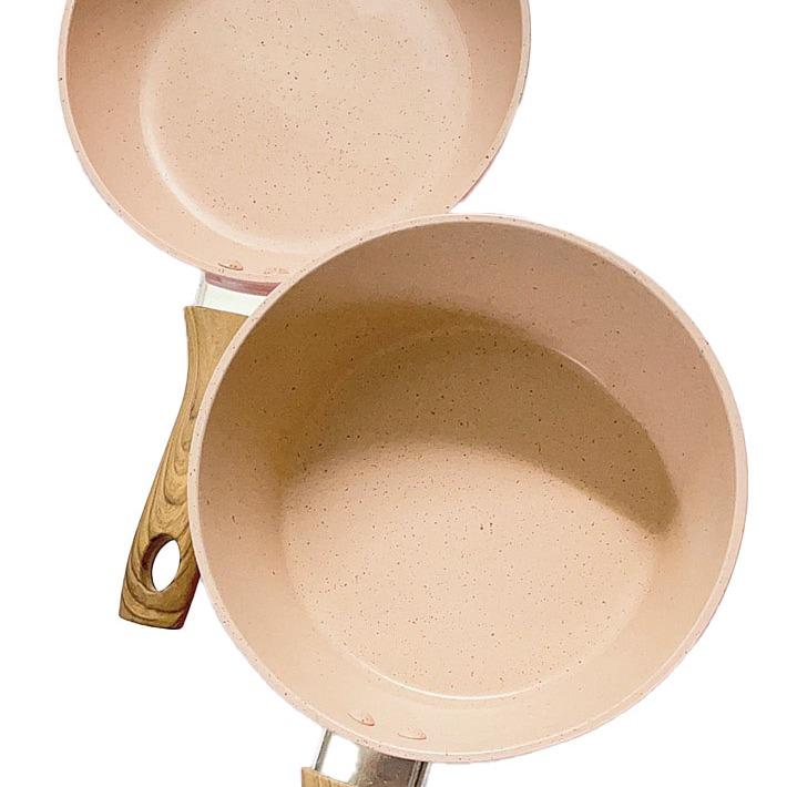 BỘ NỒI CHẢO CHỐNG DÍNH 16CM ,CHẢO CHIÊN TRỨNG ĂN DẶM CHO BÉ